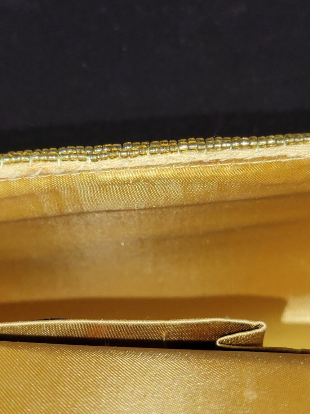 Carlo Fellini Gold-Tone Clutch with Strap and Textile & Bead-Embroidered Clutch - Picture 13 of 16
